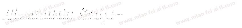 Alexandria Script字体转换